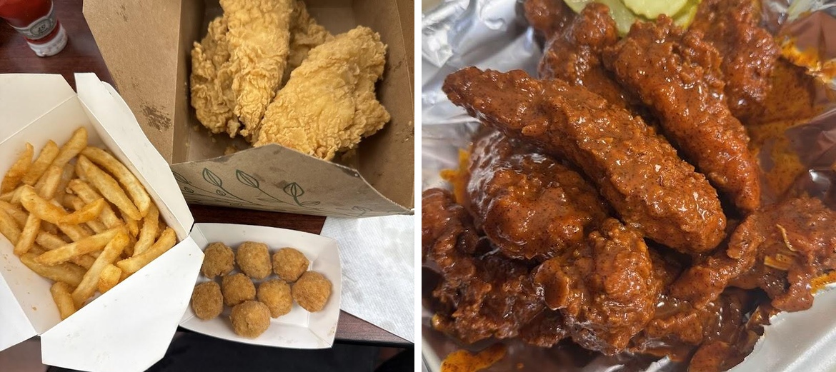 Crunchy Chicken Menu